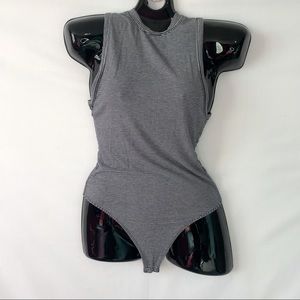 SOLD VINTED Forever 21 Navy Striped Body Suit